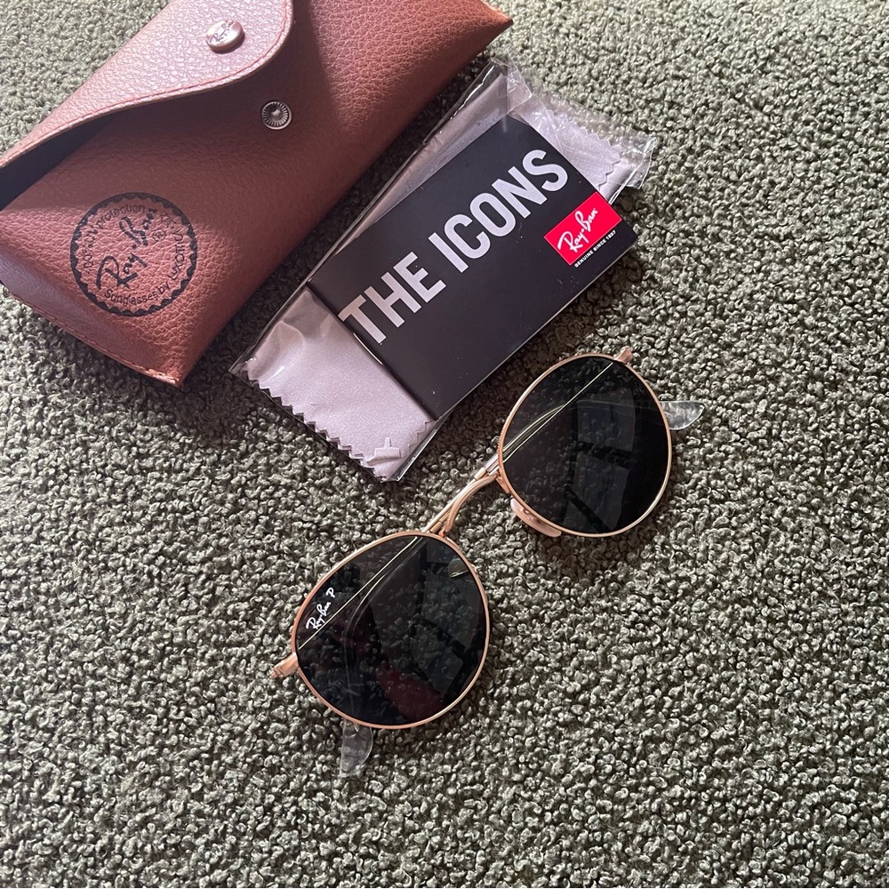 Ray Bans Round Metal Polarized